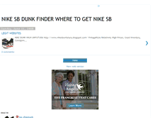 Tablet Screenshot of nikesbdunkfinder.blogspot.com