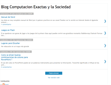 Tablet Screenshot of blogcomputacionexactasylasociedad.blogspot.com