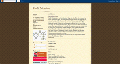 Desktop Screenshot of profit-monitor.blogspot.com