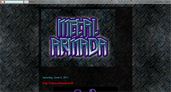 Desktop Screenshot of metalarmada.blogspot.com