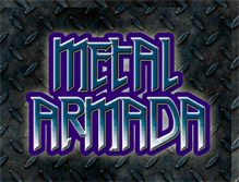 Tablet Screenshot of metalarmada.blogspot.com