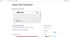 Desktop Screenshot of conancimmerian.blogspot.com