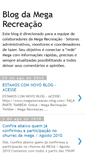 Mobile Screenshot of blogdamegarecreacao.blogspot.com