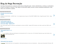 Tablet Screenshot of blogdamegarecreacao.blogspot.com