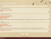 Tablet Screenshot of gdezanovugodinu.blogspot.com