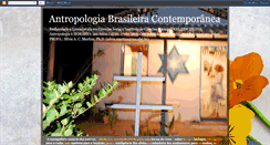 Desktop Screenshot of antropologiabrasileiracontempornea.blogspot.com