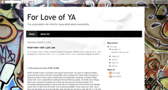 Desktop Screenshot of forloveofya.blogspot.com