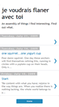 Mobile Screenshot of je-voudrais-flaner-avec-toi.blogspot.com