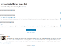 Tablet Screenshot of je-voudrais-flaner-avec-toi.blogspot.com