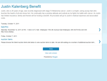 Tablet Screenshot of justinkalenbergbenefit.blogspot.com