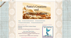 Desktop Screenshot of pattiescreations.blogspot.com