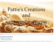 Tablet Screenshot of pattiescreations.blogspot.com