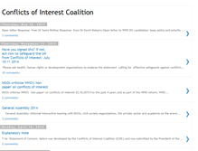 Tablet Screenshot of coicoalition.blogspot.com