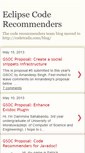Mobile Screenshot of code-recommenders.blogspot.com