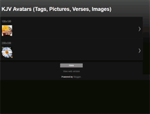 Tablet Screenshot of kjvavatars.blogspot.com