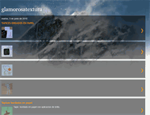 Tablet Screenshot of glamorosatextura.blogspot.com