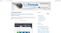 Desktop Screenshot of noticiasformula.blogspot.com