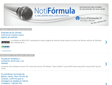 Tablet Screenshot of noticiasformula.blogspot.com