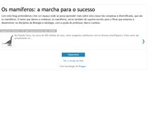 Tablet Screenshot of mamiferos-biologia.blogspot.com