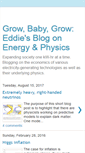 Mobile Screenshot of eddiesblogonenergyandphysics.blogspot.com