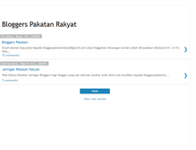 Tablet Screenshot of bloggerspakatanrakyat.blogspot.com