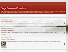 Tablet Screenshot of dogsdeservefreedom.blogspot.com