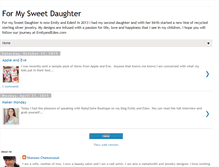 Tablet Screenshot of formysweetdaughter.blogspot.com