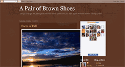 Desktop Screenshot of apairofbrownshoes.blogspot.com