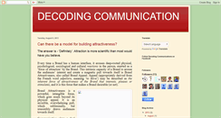 Desktop Screenshot of decodingcommunications.blogspot.com