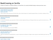 Tablet Screenshot of bookcrossingensevilla.blogspot.com