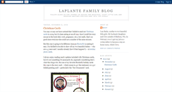 Desktop Screenshot of laplantefamilyblog.blogspot.com