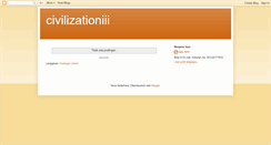Desktop Screenshot of civilizationiii.blogspot.com