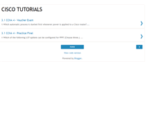 Tablet Screenshot of cisco-tutorials.blogspot.com