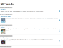 Tablet Screenshot of dailyarcadia.blogspot.com