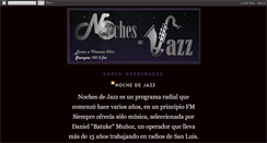 Desktop Screenshot of nochedejazz.blogspot.com