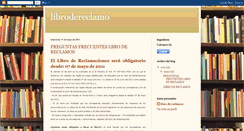 Desktop Screenshot of librodereclamo.blogspot.com