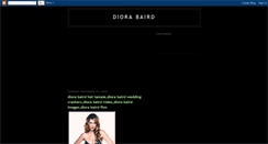 Desktop Screenshot of diora-baird-biography.blogspot.com