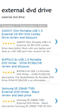 Mobile Screenshot of bestexternaldvddrive.blogspot.com