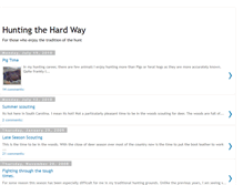 Tablet Screenshot of huntingthehardway.blogspot.com