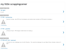 Tablet Screenshot of mylittlescrappingcorner.blogspot.com