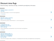 Tablet Screenshot of discountarearugsonline.blogspot.com