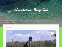 Tablet Screenshot of horseketeersponyclub.blogspot.com