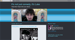 Desktop Screenshot of comedianluke.blogspot.com