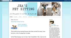 Desktop Screenshot of jea-petsitting.blogspot.com