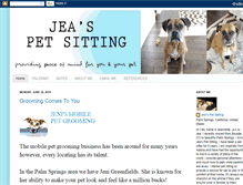 Tablet Screenshot of jea-petsitting.blogspot.com