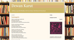 Desktop Screenshot of dewan-karut.blogspot.com