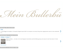 Tablet Screenshot of meinbullerbue.blogspot.com