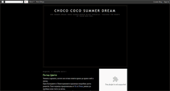 Desktop Screenshot of choco-coco-summer-dream.blogspot.com
