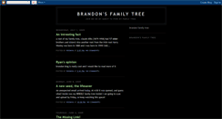 Desktop Screenshot of brandonsfamilytree.blogspot.com