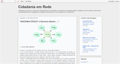 Desktop Screenshot of cidadaniaemrede.blogspot.com